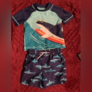 Carters 24mo swim suit boys